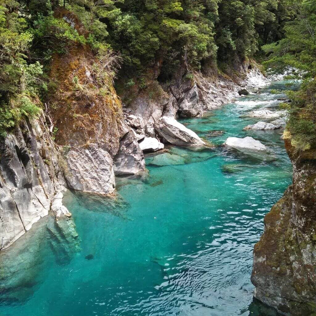 blue pools Blue Pools bei Wanaka